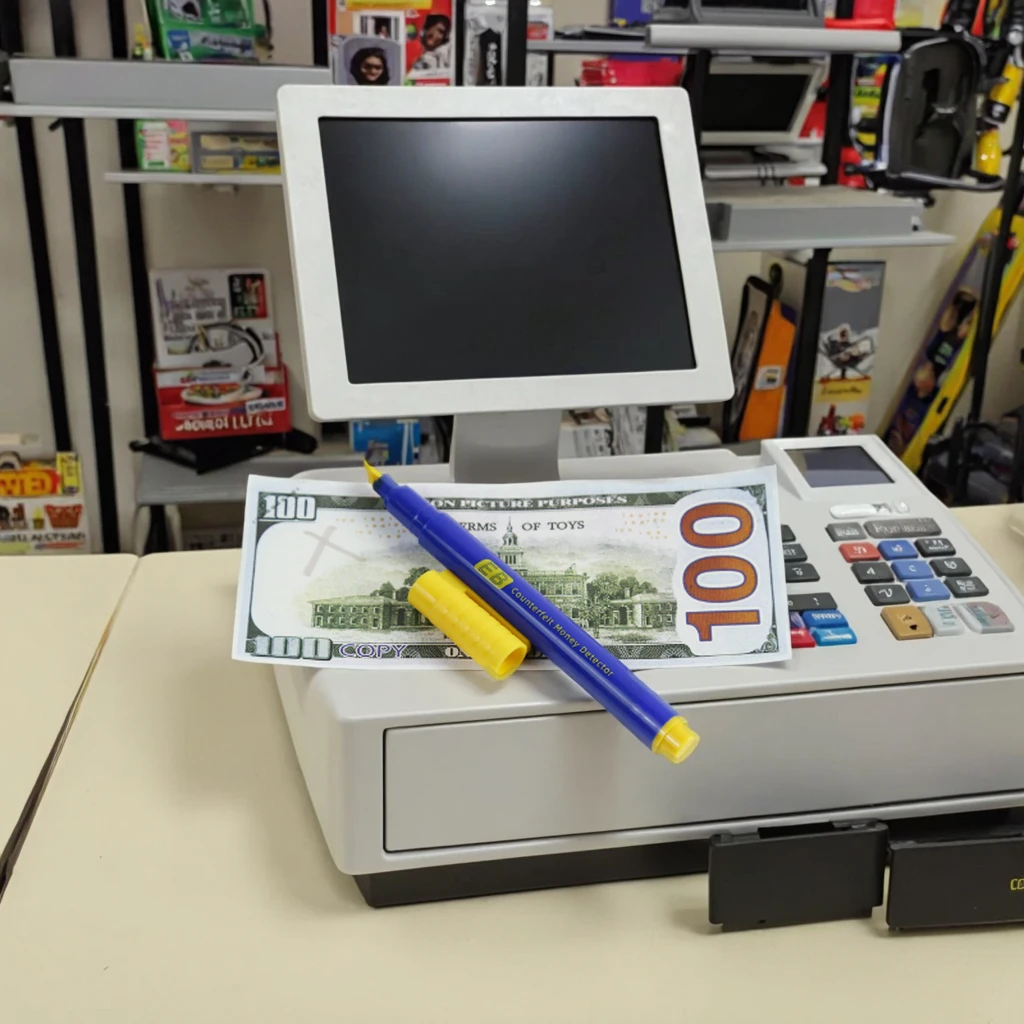 DC-665YBP Retail Cash Security Marker Pen for Quick Banknote Authenticity Checking