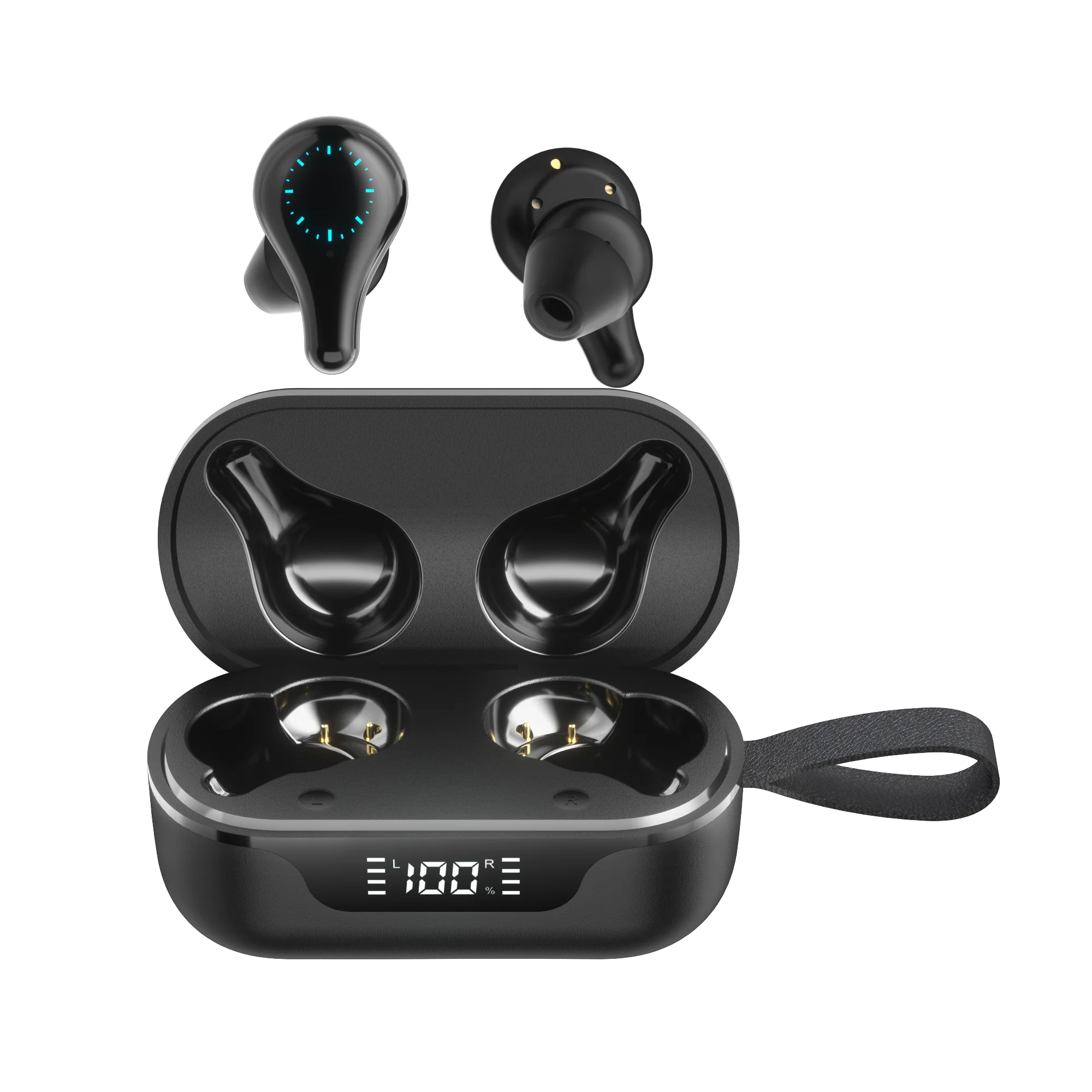 

Battery display charging case in-ear mini sports TWS 5.0 wireless earbuds bluetooth earphones