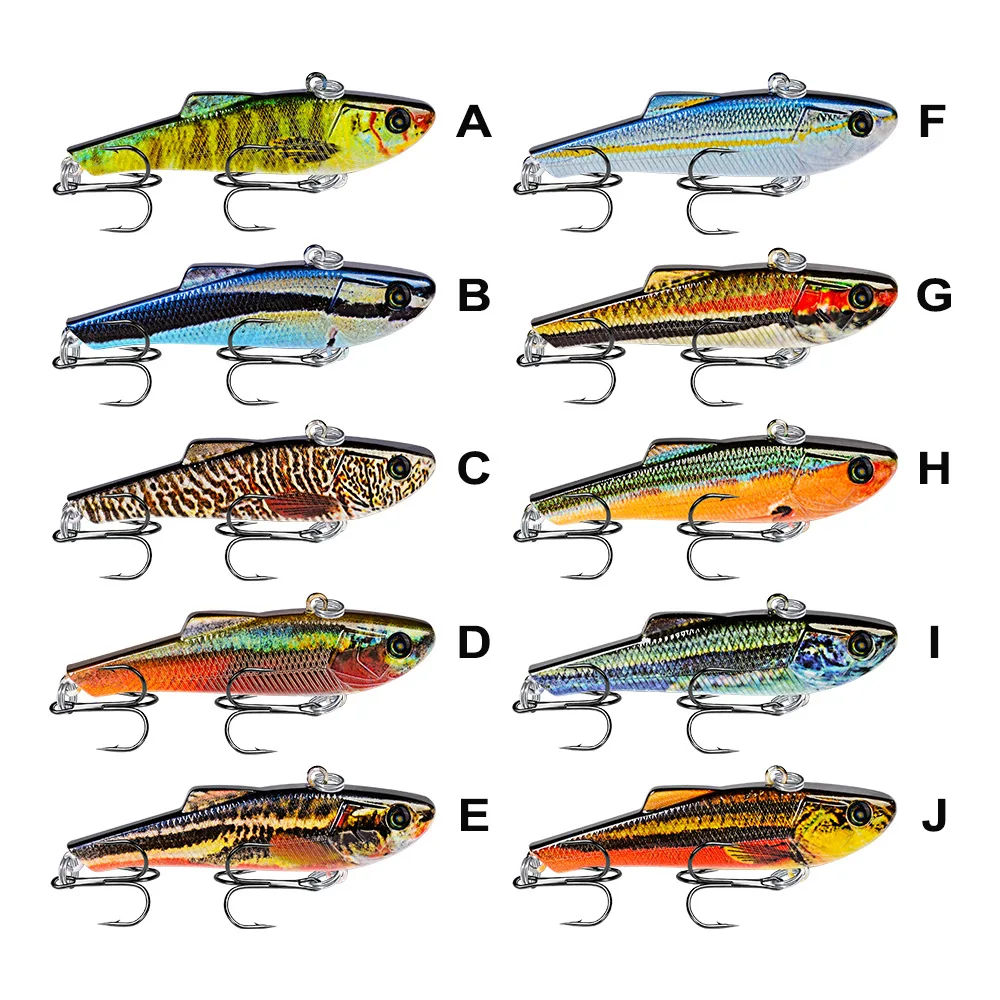 

Fishing Jerkbait Lure 7CM7g Stickbait Sinking Hard VIB Lure, Various