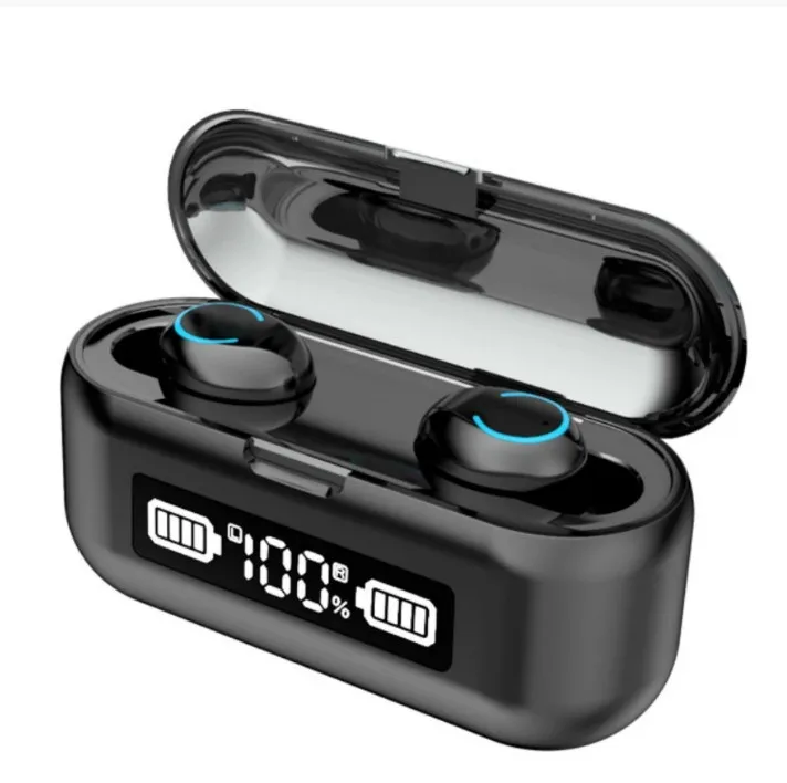 

High quality light weight tws wireless bluetooth invisible earphone with noise canceling, Black