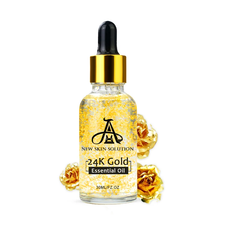 

AH Private Label Skin Care Whitening Anti Aging Collagen 24K Gold Face Serum