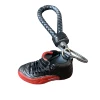 air jordan 12 bred 3D mini sneaker key chains packaged individually