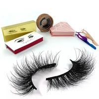 

qingdao manufactuer makeup 25mm luxury drametic mink eyelashes with private label packaging box