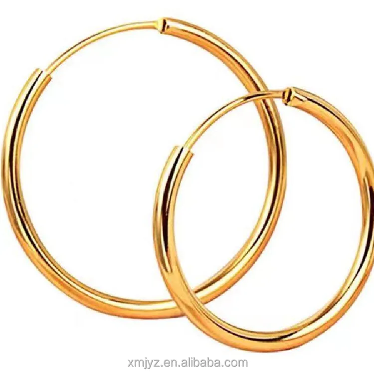 

Certified 18K Gold European And American Fashion Exaggerated Large Women's Au750 Eardrop Earring New Accessories Wholesale