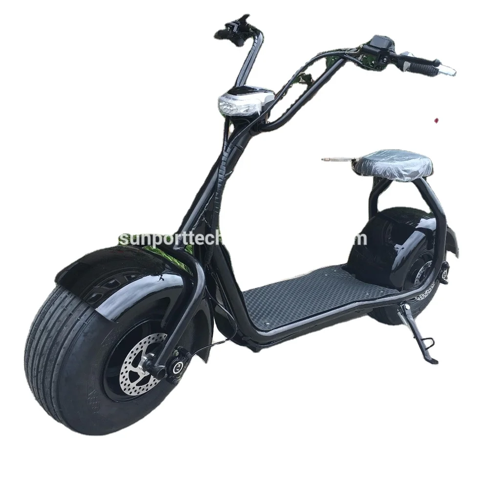 

Sunport High quality low price electric scooter citycoco/e scooter 1000w, Black