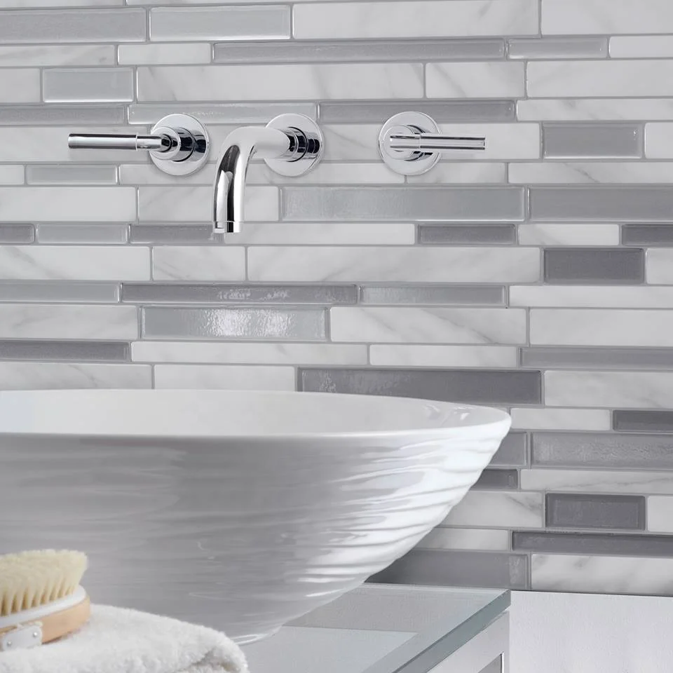

Home accessories feature wall sticker wallpaper 3d tiles for kitchen n bath