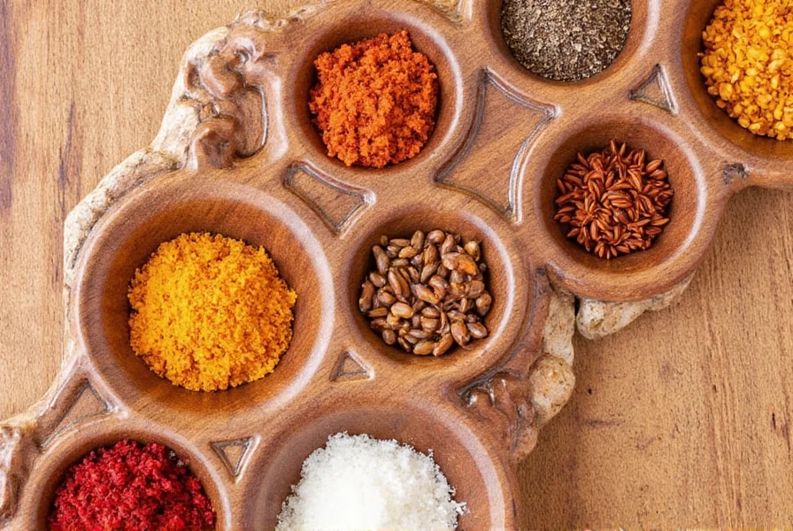 Eichenfass mit Gewürzen