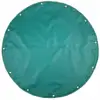 custom printed waterproof vinyl tarp camping round shape tarpaulin