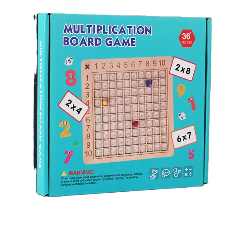

2024 New Product Multiplication and Division Game Board Math Toy Developing Intelligence Educational Toys for Kids Boys & Girls