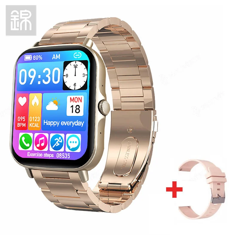 

JY Mall Smart Watch F97S 1.69inch HD Screen Music Heart Rate Health Monitor BT Men Smart watch Mult language Sport bracelet, 6 colors