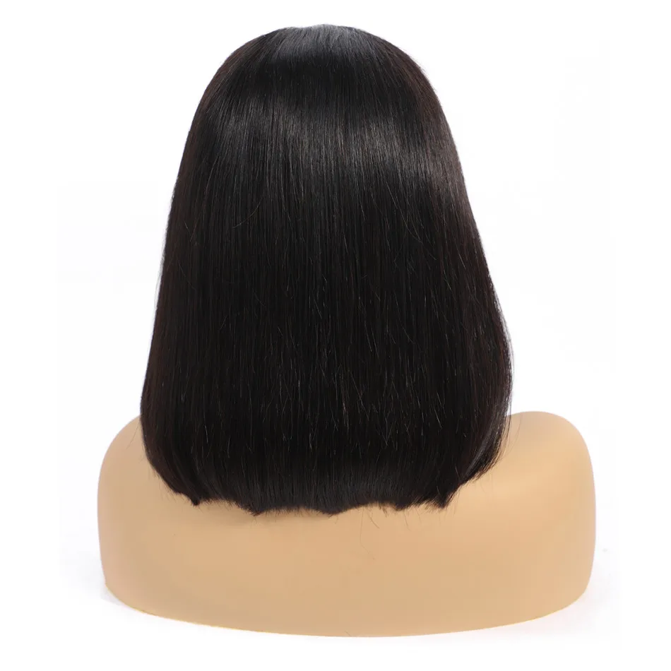 

100% Cuticle Aligned Virgin Hair 13*4 Lace Front Bob Wig, Unprocessed Brazilian Human Hair Short Bob Wigs