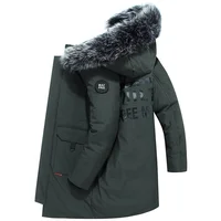 

Best Sell Parka Jacket With Fur Hood Long Down Jacket Puffer Coat Mens Duck Down Coat