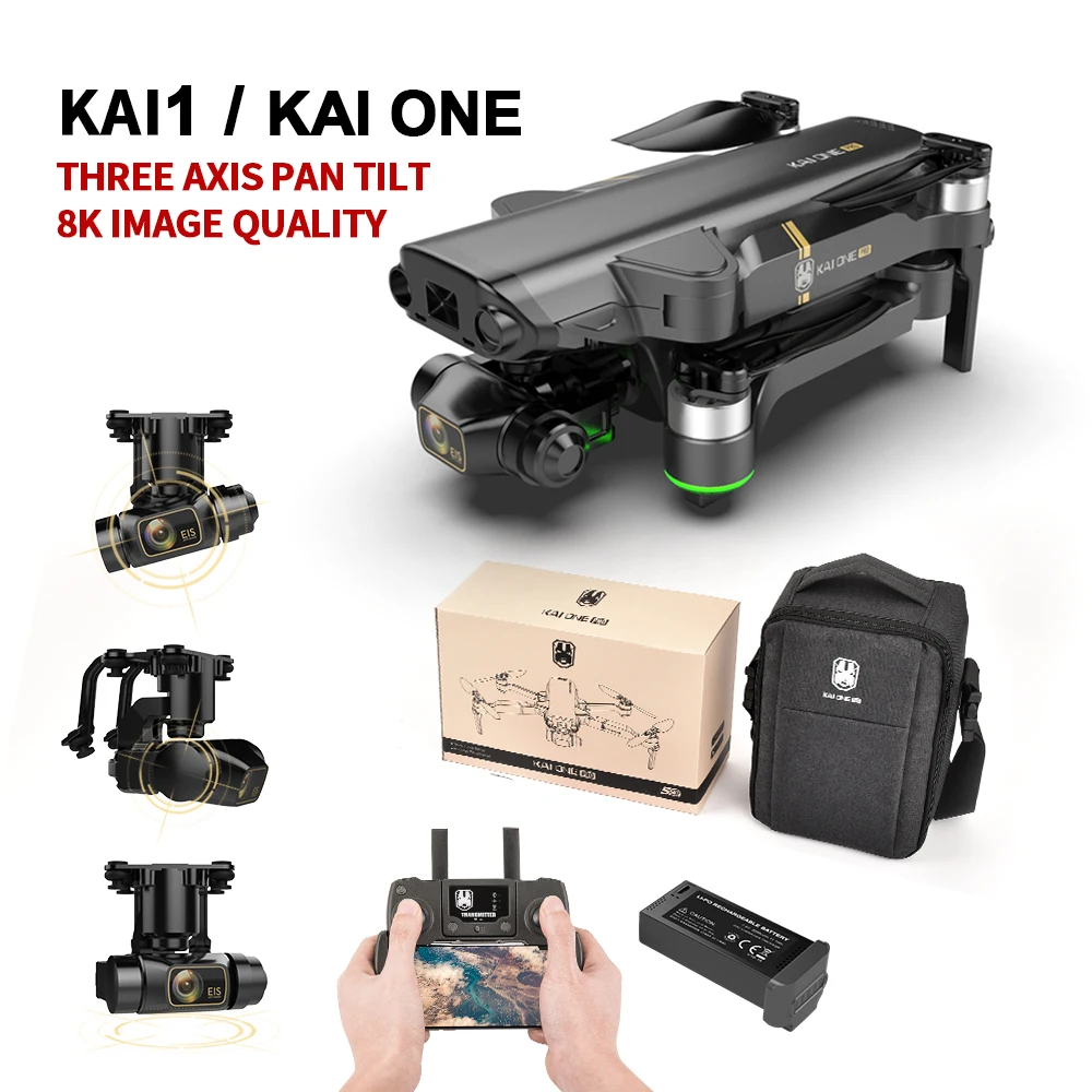 

Professional Drone KAI1 50x zoom GPS 5G drone with camera 8K