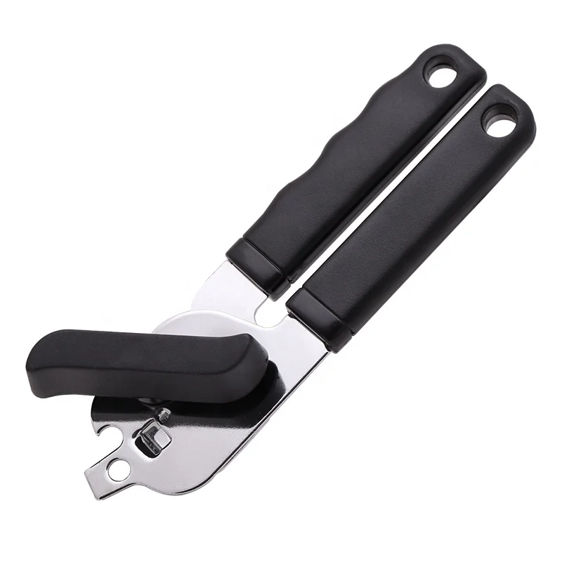 

Easy To Grip Portable Can Opener Manual Can Opener with Plastic Handle, Customize color handle