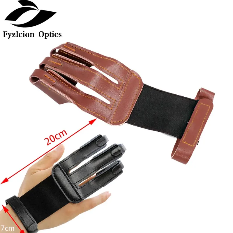 

Cow Leather Finger Protection Archery Guard Archery Finger Guard for Bow arrow Shooting