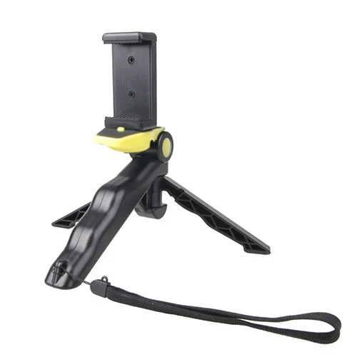 

Portable Mobile Phone Camera Hand Grip Mini Tripod Stand Desktop Holder