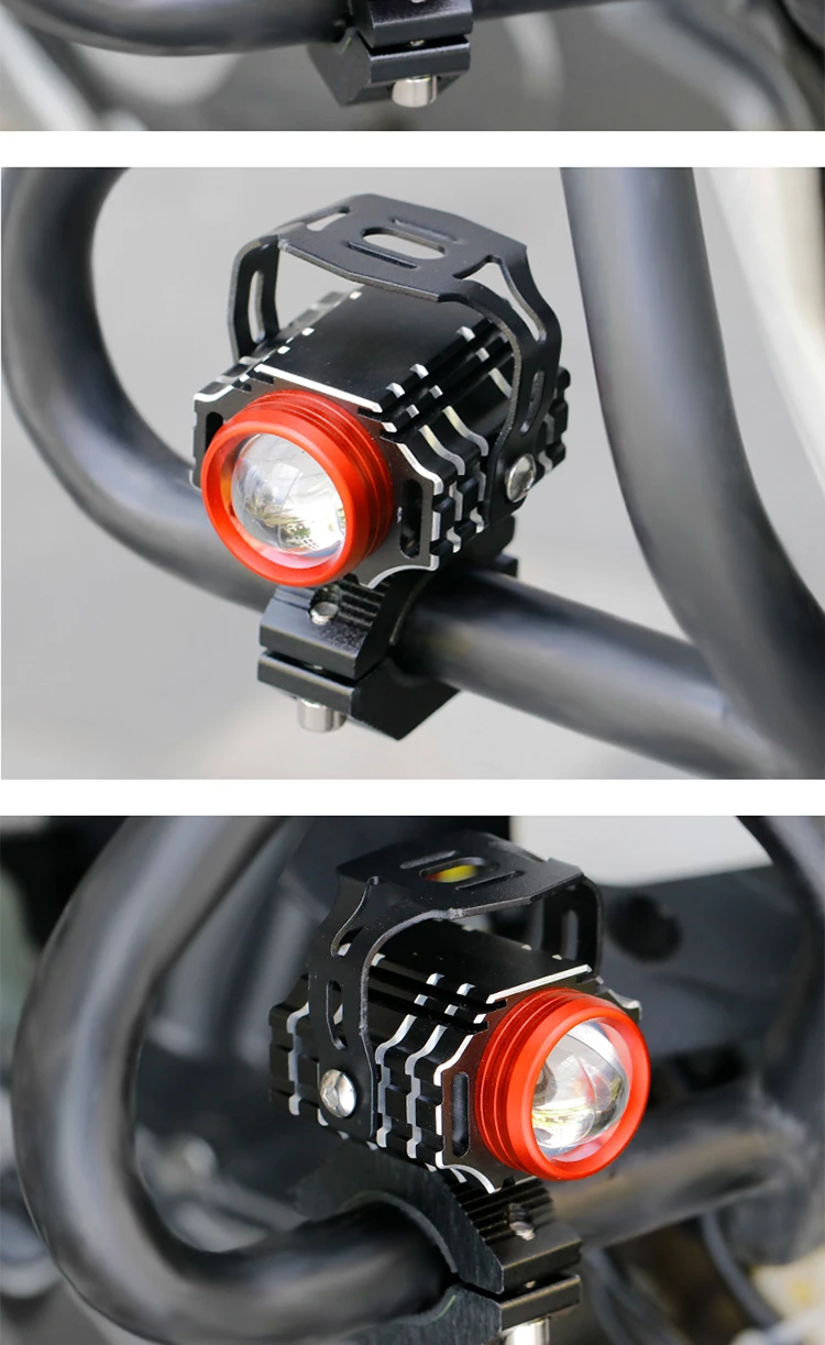 Super Bright Motor Motorbike Headlight Waterproof Laser Light Spot