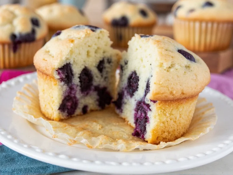 homemade blueberry muffin recipe
