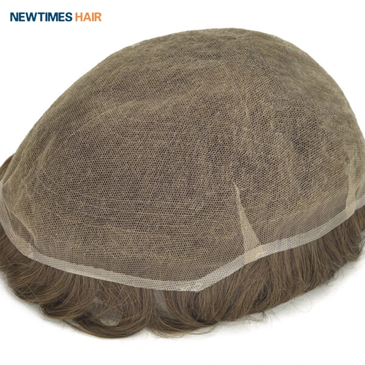 

NewTimesHair SUNNY Stock Full Swiss Lace Human Hair Replacement System for Men Toupee