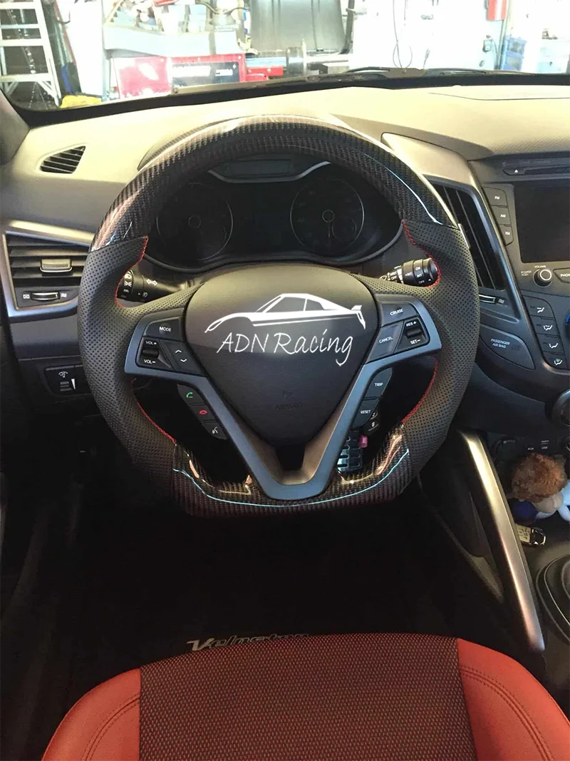 hyundai veloster carbon fiber steering wheel