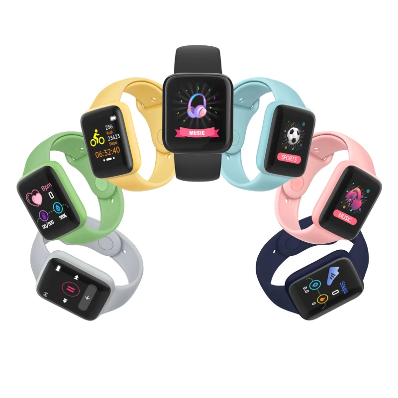 

Y68 D20S Wholesale Sport Fitness Smart Watch Health Monitoring Waterproof Sleep Monitor Heart Rate Care Reloj Smart Watch