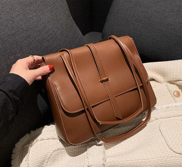

Fall New Minimalist Handbags Tote Bag Soft Large Capacity Underarm Shoulder Bag