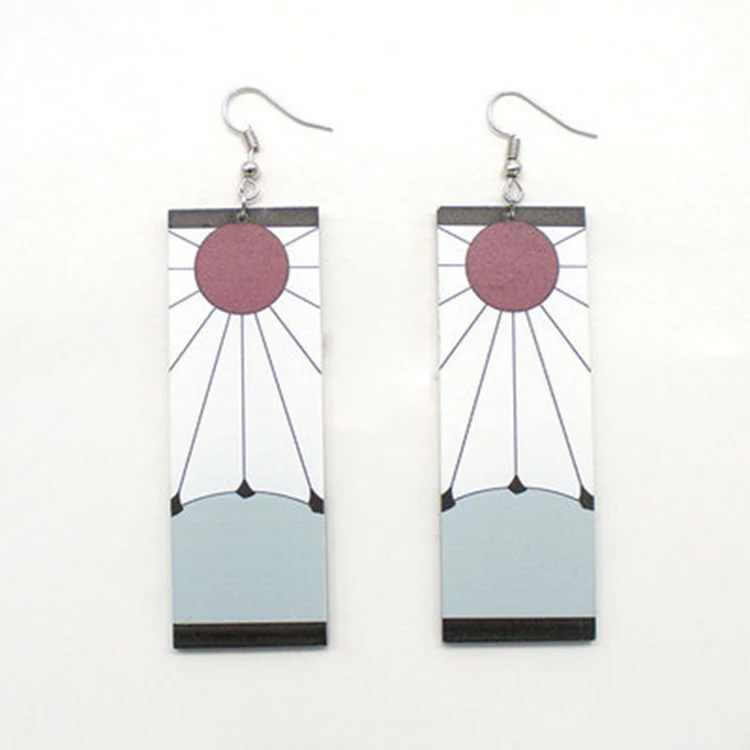 

Hot Sale Japanese Creative Silver Plated Geometric Drop Earring for Women