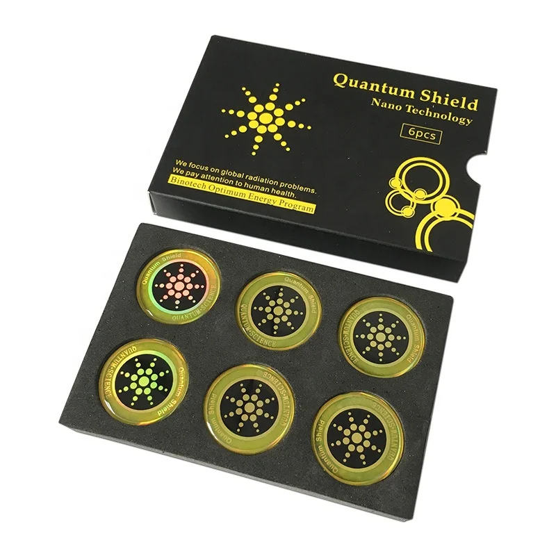 Scalar Energy Chip Anti Radiation Phone Sticker Anti Radiation Chip EMF Protection Quantum Shield
