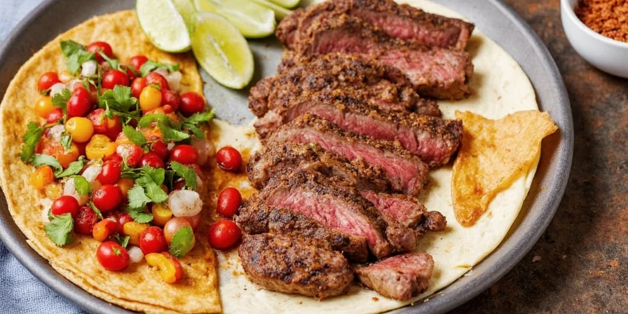 Middle Eastern spiced steak