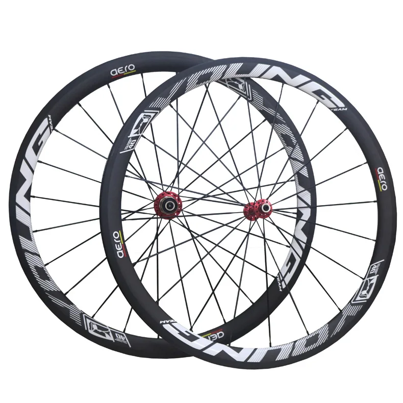 

Customized logo cycling 700C carbon fibre bike wheelset, carbon road bicycle wheels
