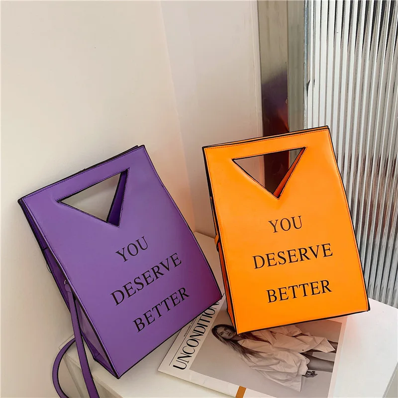 

New Creative Funny Neon Warning Signs Big Tote Designer Bags Women Handbags Ladies Crossbody Handbags Purses and Handbags, Blue black white brown coffee