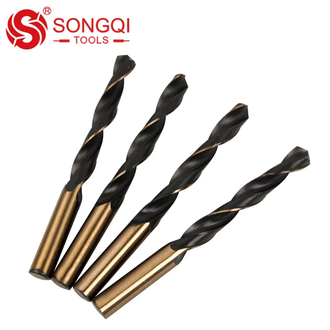 SONGQI M2 HSS 6542 Twist Drill Bit DIN 338 Compliant Precision-Engineered for Stainless Steel and Hard Metals