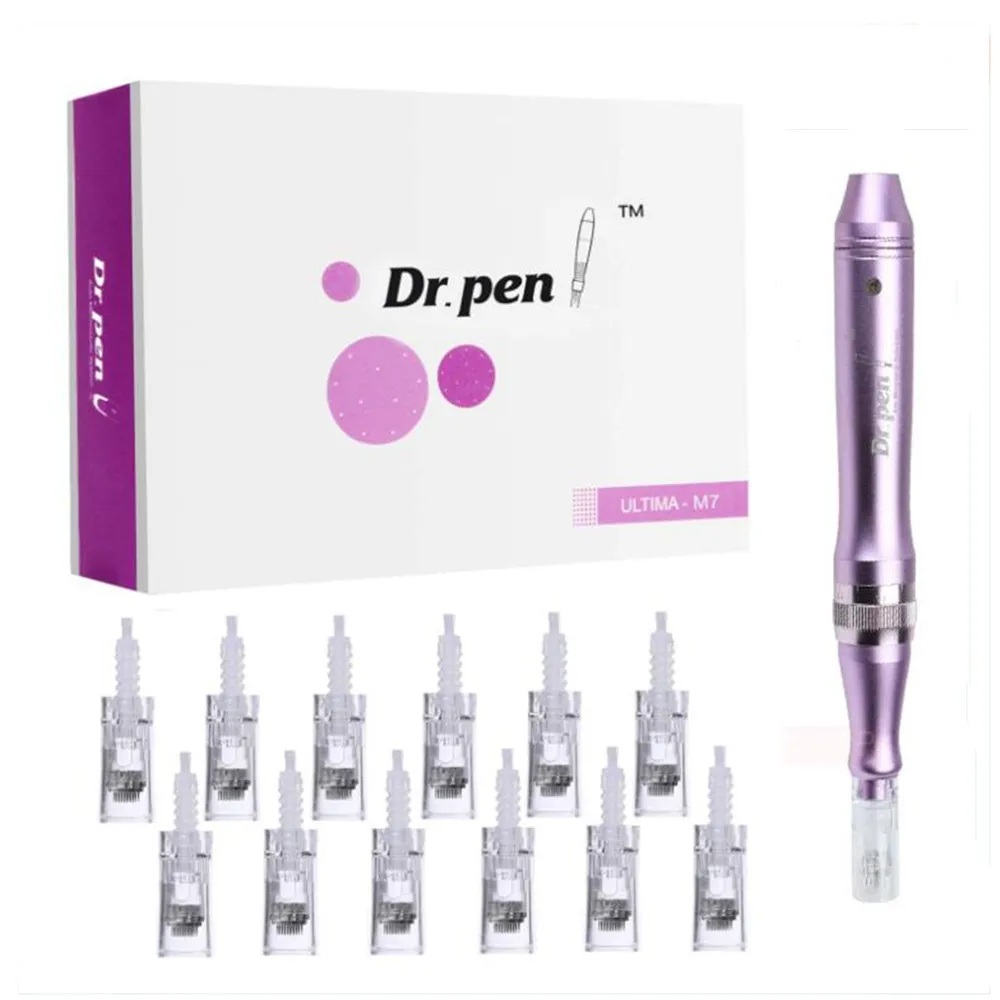 

Wireless Electric Skin Repair Tool Kit Dr. Pen Ultima M7 Professional Microneedling Pen, White