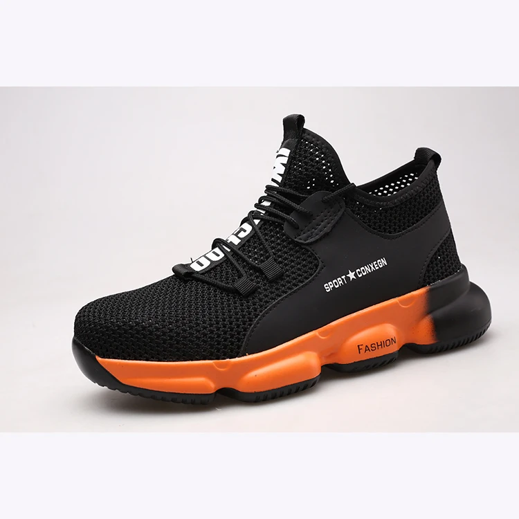 

SAFETYLEADERS Lightweight steel toe safety working shoes with men