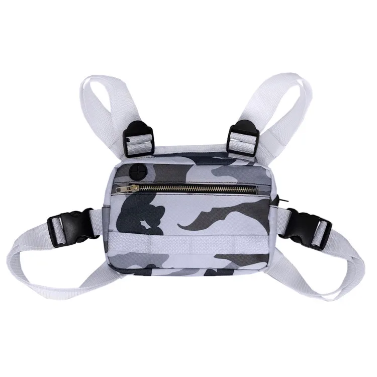 

Camouflage Universal Adjustable Small Mens and Women Chest Should Bag Pack with Zipper Pocket for Outdoor Sports