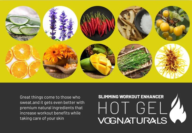 
VOGNATURALS Hot Gel belly fat burner for men and women Hot slimming Gel and Cream 