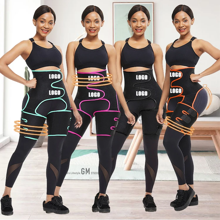 
Adjustable Neoprene Sweat Waist Trainer Waist Trimmer Belt High Waist Butt Lifter Thigh Shaper 