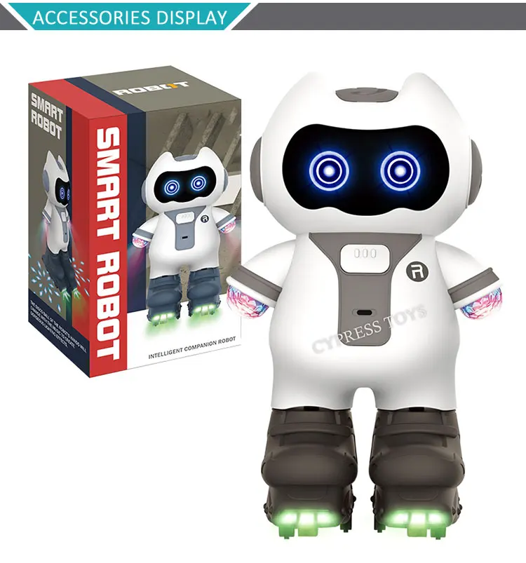 Multifunctional Electric Programming Wind Up Dancing Robot With Music