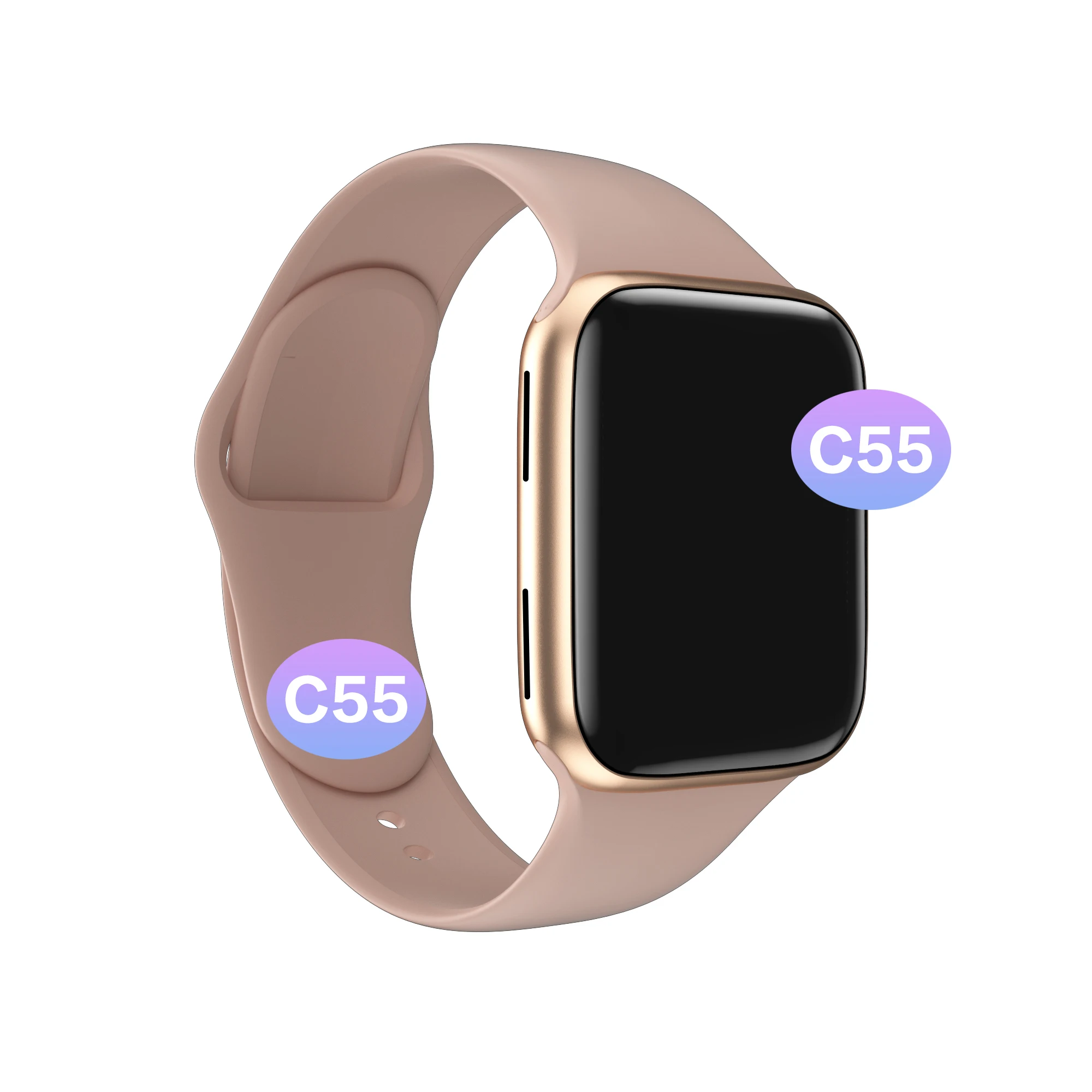 

New Arrivals 2021 China Free Android Online Phone C55 Smart Watches Touch Screen In Low Prices With Rohs For Men