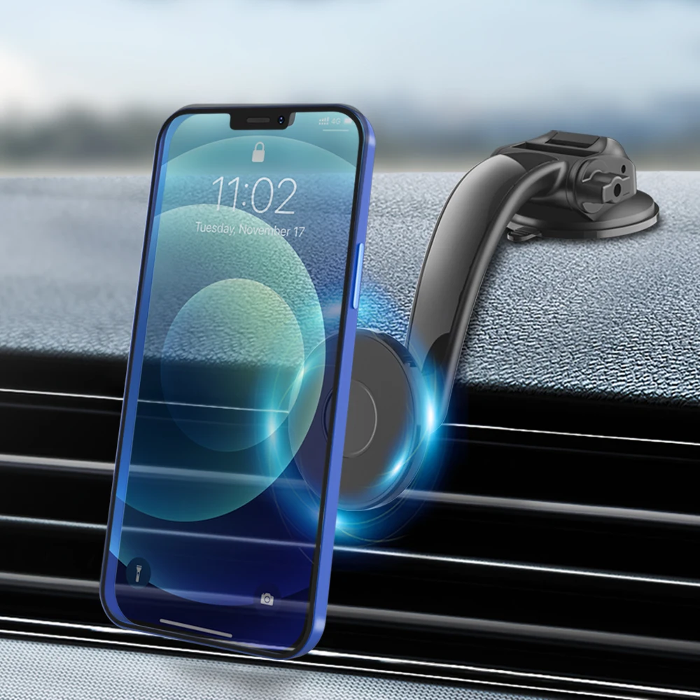 

New design Car Phone Holder Dashboard Suit for Iphone 12 Managetic Dashboard Phone Holder Windshield Phone Mount