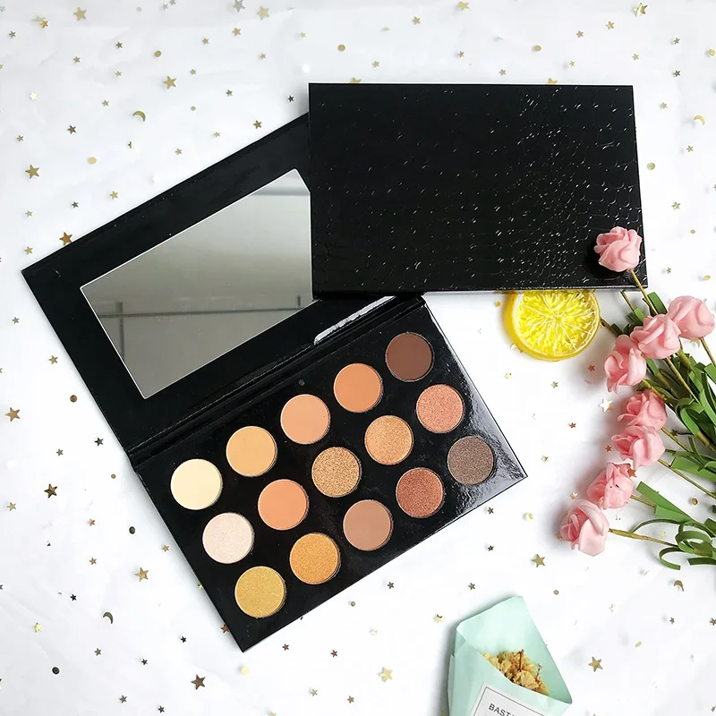 

Hot Sale Custom No Logo Cosmetics Makeup Eyeshadow Palette Vegan Private Labelling