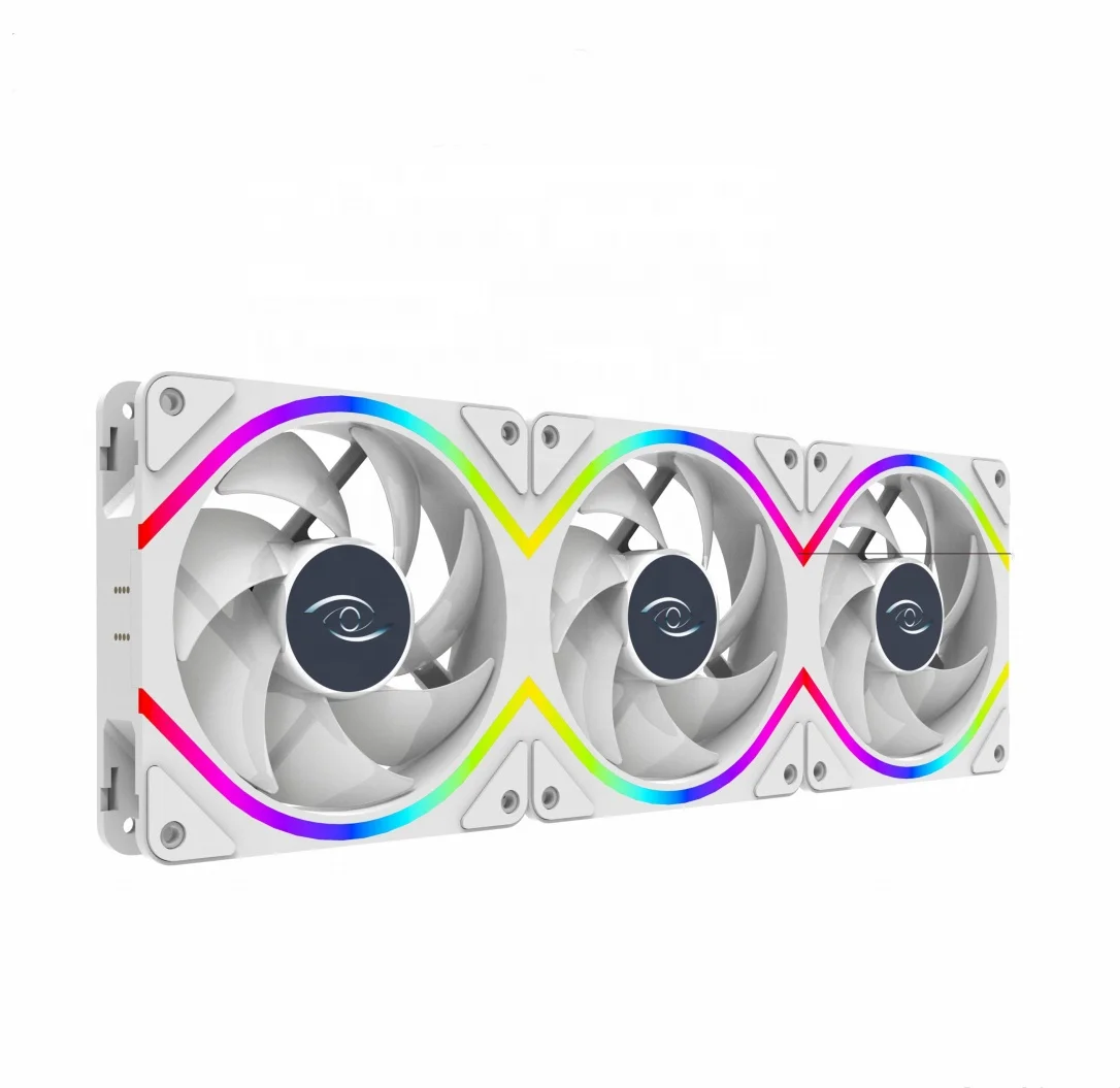 

Quiet Silent 120mm Cable Free Software Smart 120mm*3pcs RGB Fan With Remote