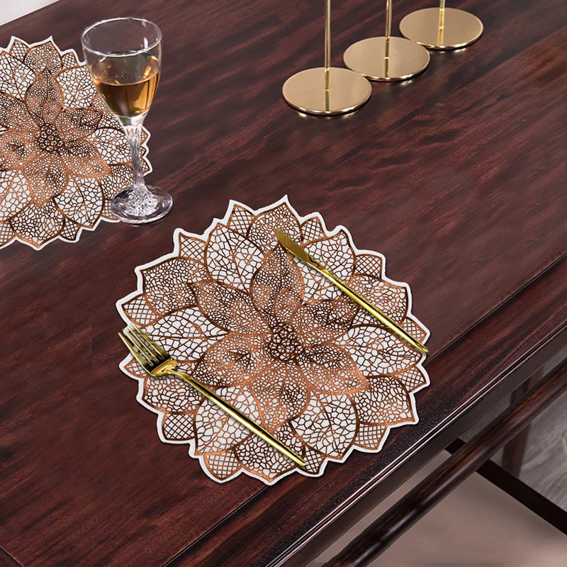 

Flower Floral Creative Plastic Kid's Easy-clean Table Mat