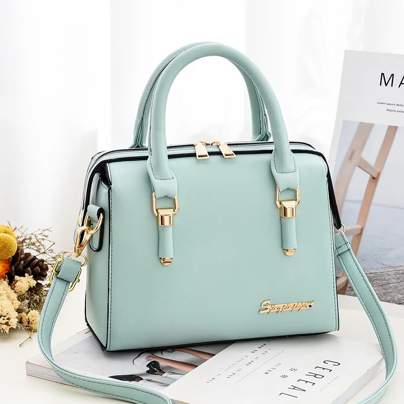 

Simple Design Wholesale Ladies Handbags Pu Leather Women candy colors Handbags Single Shoulder Bags, 6 colors