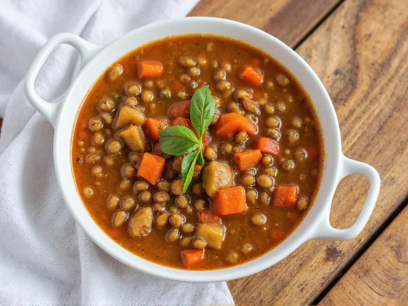 Mediterranean Lentil Soup: Authentic Recipe & Health Benefits