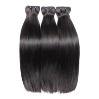 

Wholesale price super double drawn unprocessed natural virgin bundles raw indian straight hair