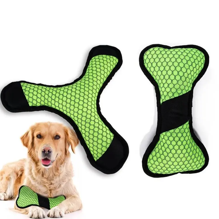 

BJ 199 High quality bite resistant dog toy set bone dog bone plush toy