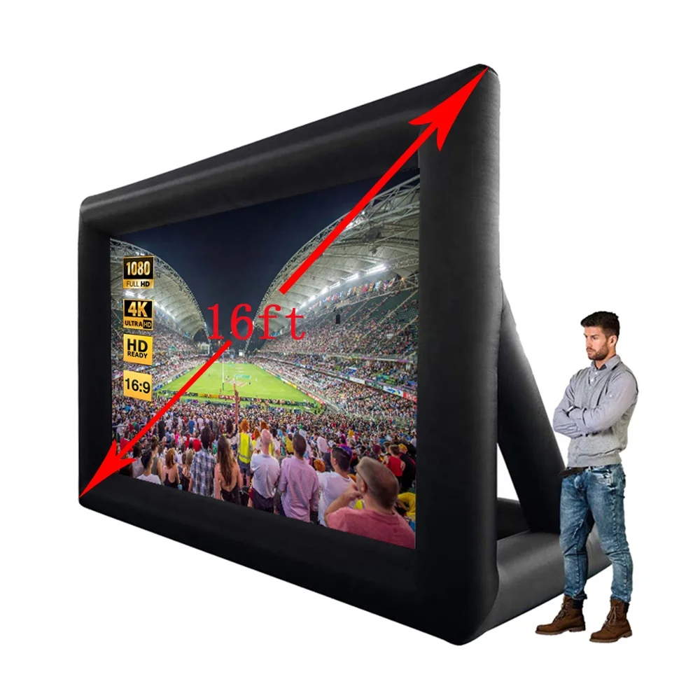 

16:9  Factory Price Outdoor Movie Theater Inflatable Projector Screen