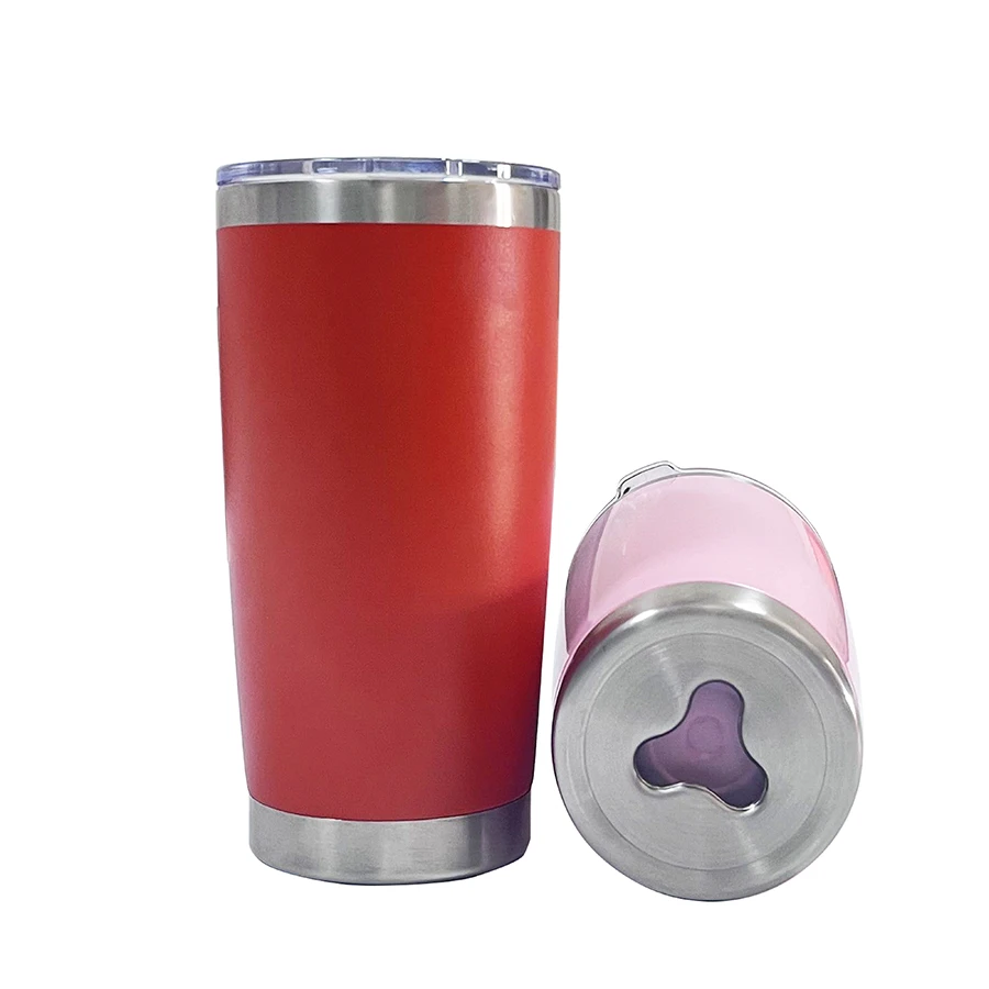 

Custom 20 oz Double Wall Insulated Stainless Steel Vacuum Tumbler Cups in Bulk, Available color or customized