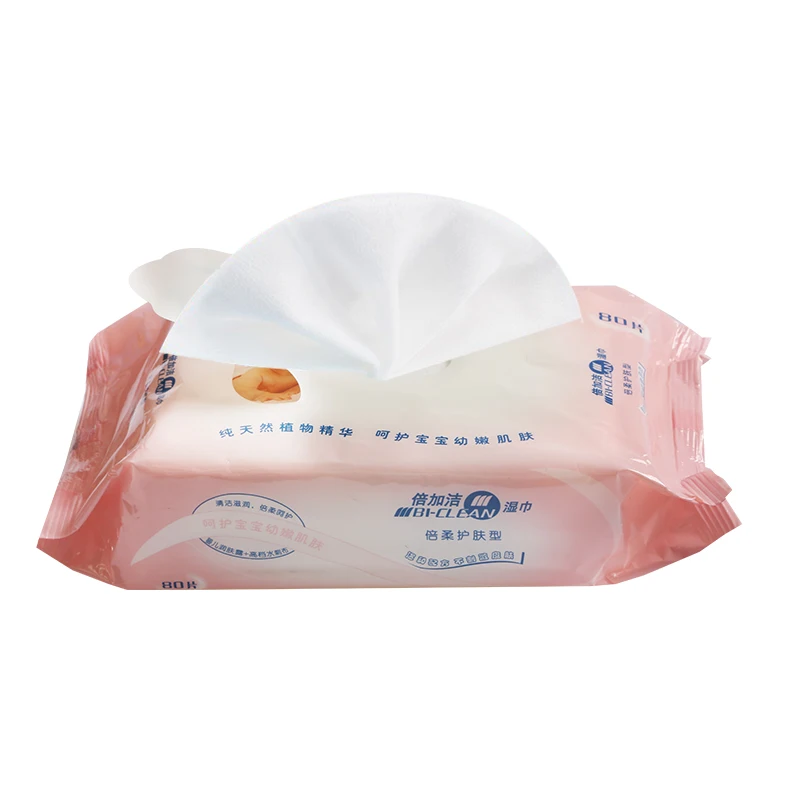 
PERFCT 80 Pcs Baby Wet Tissue for Kids alcohol free care for sensitive skin organic baby wet wipes 